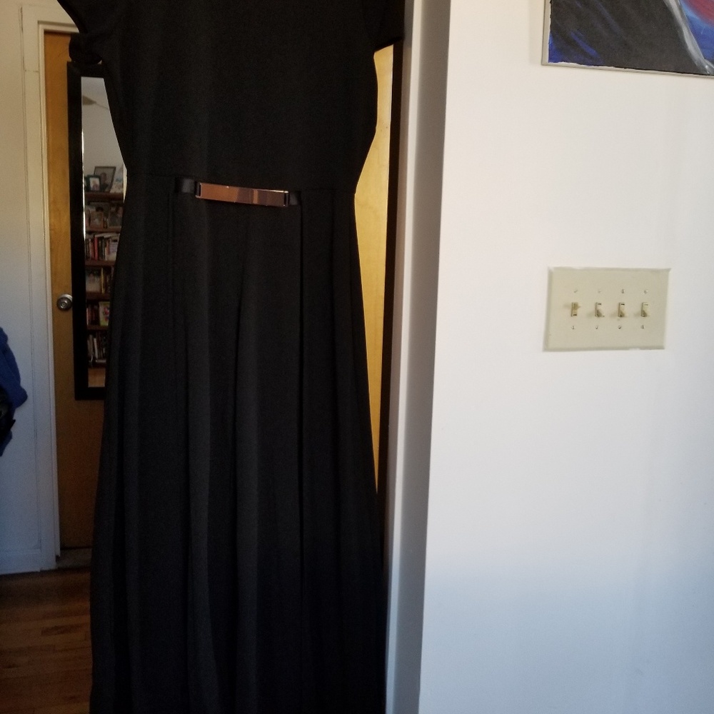 Black pantsuit